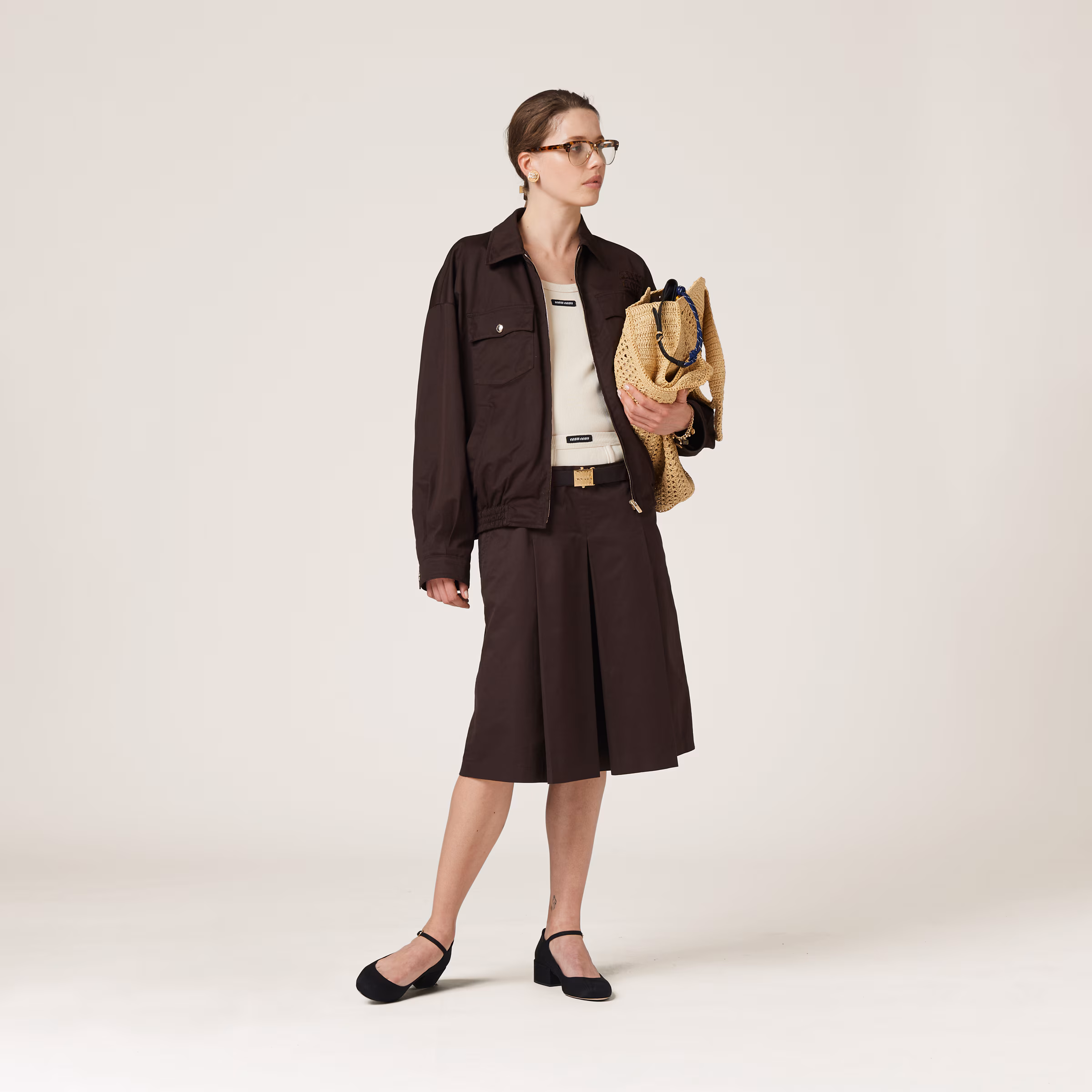 Gabardine Skirt