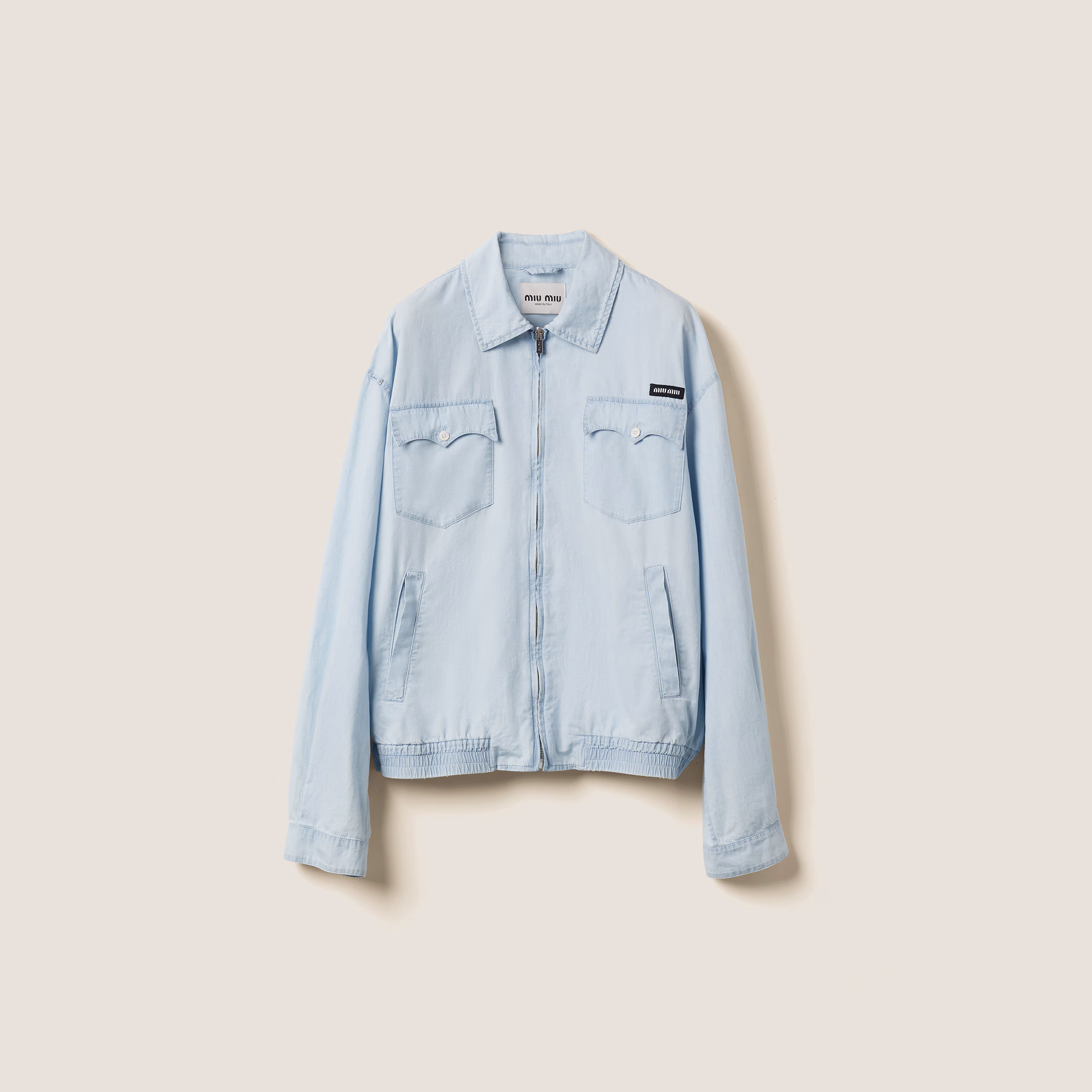 Chambray Blouson Jacket