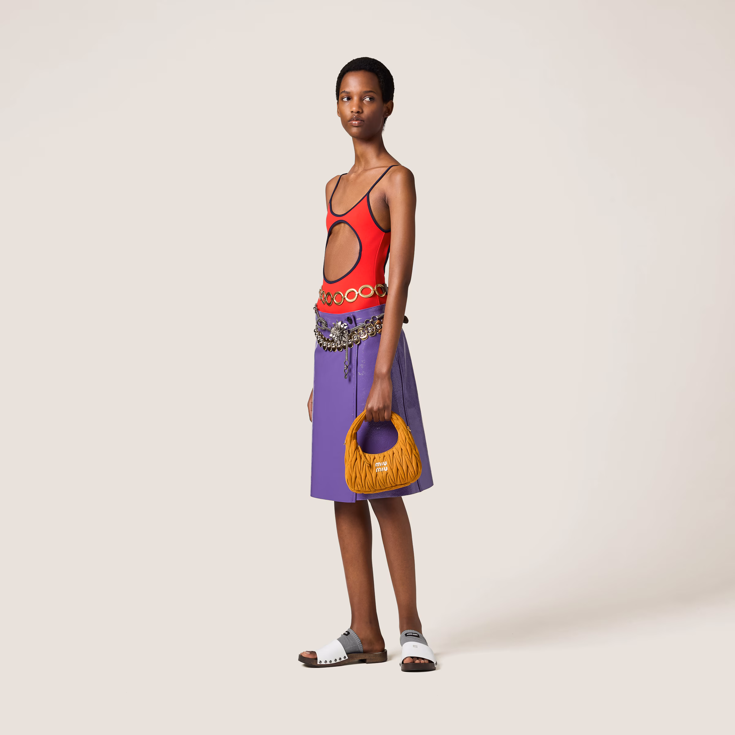 Wander Matelassé Suede Bag