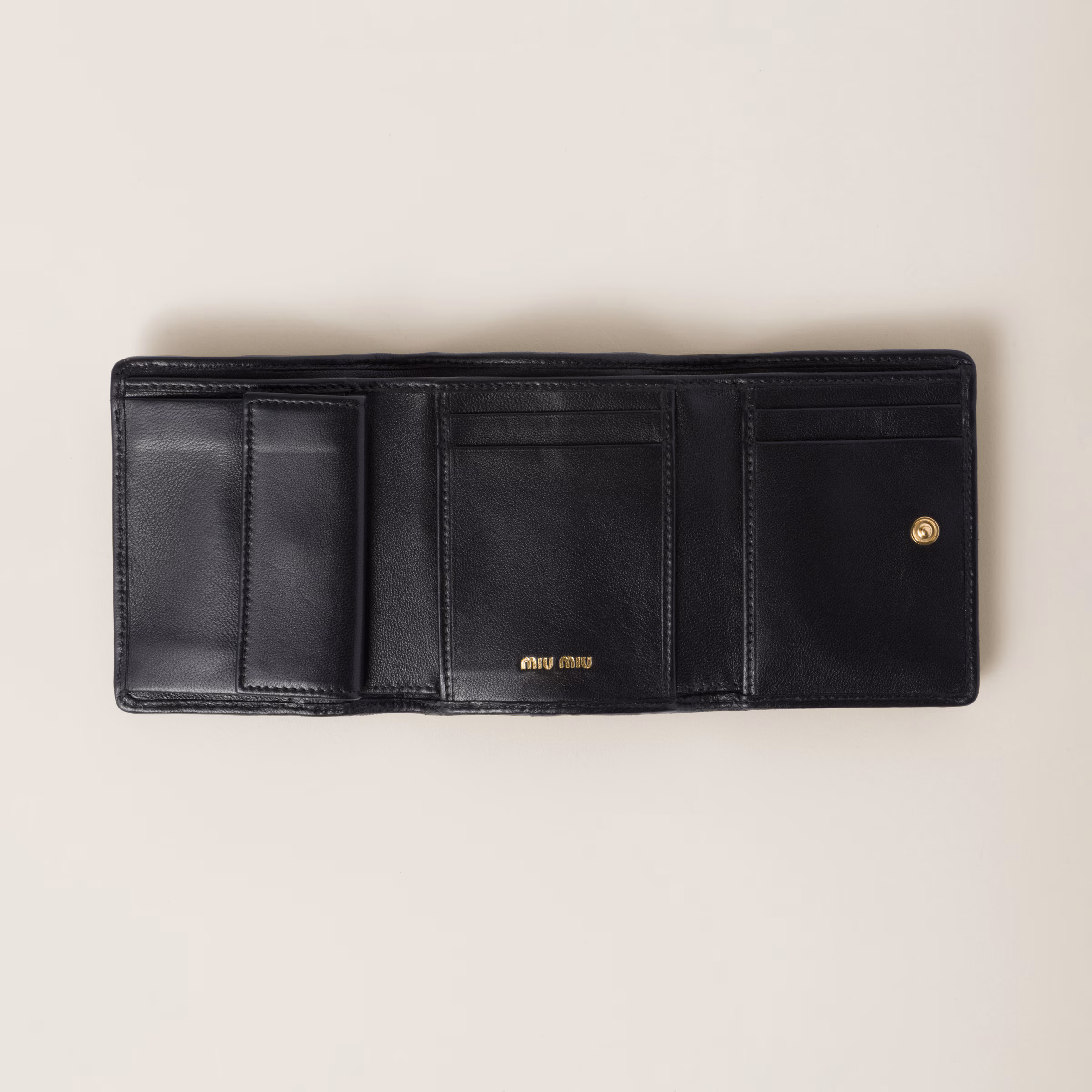 Small Matelassé Nappa Leather Wallet