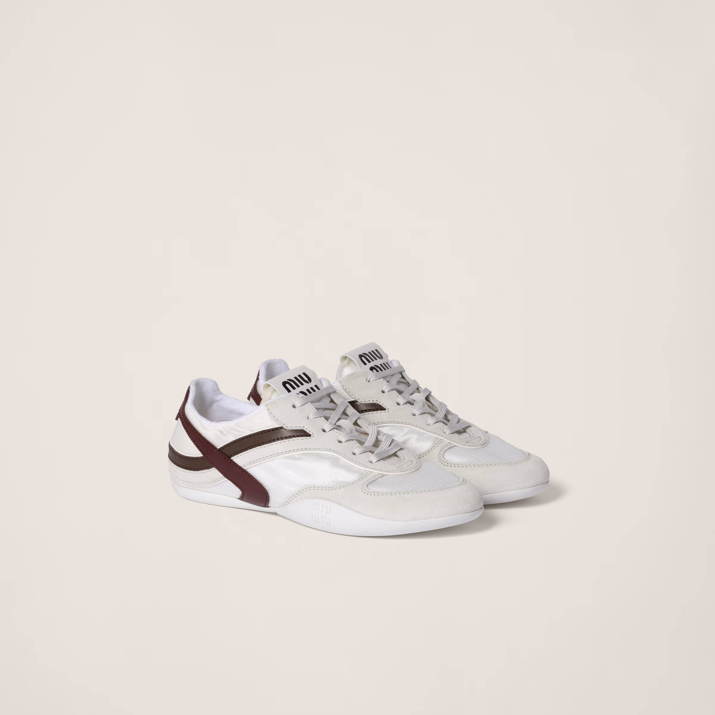 Gymnasium Technical Fabric And Suede Sneakers