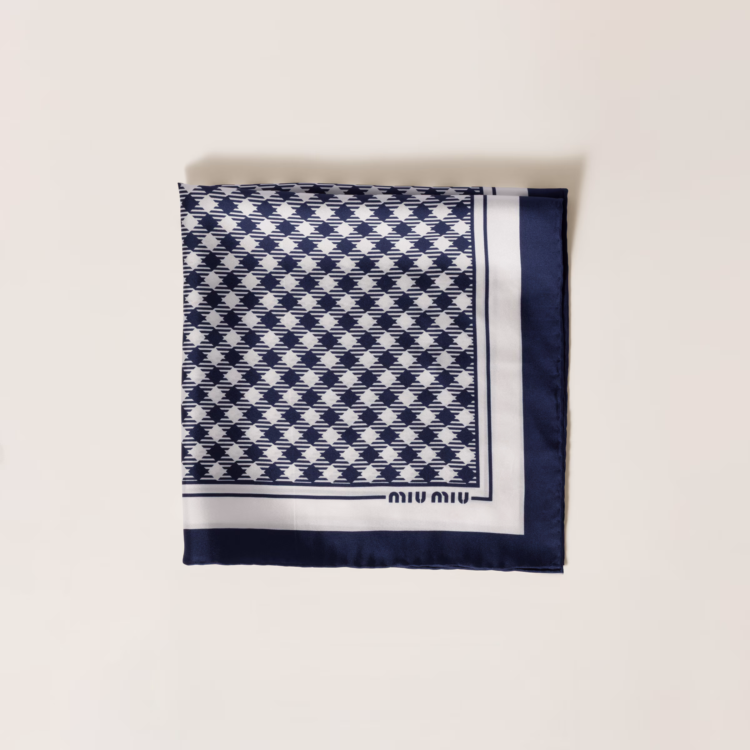 Printed Silk Twill Scarf