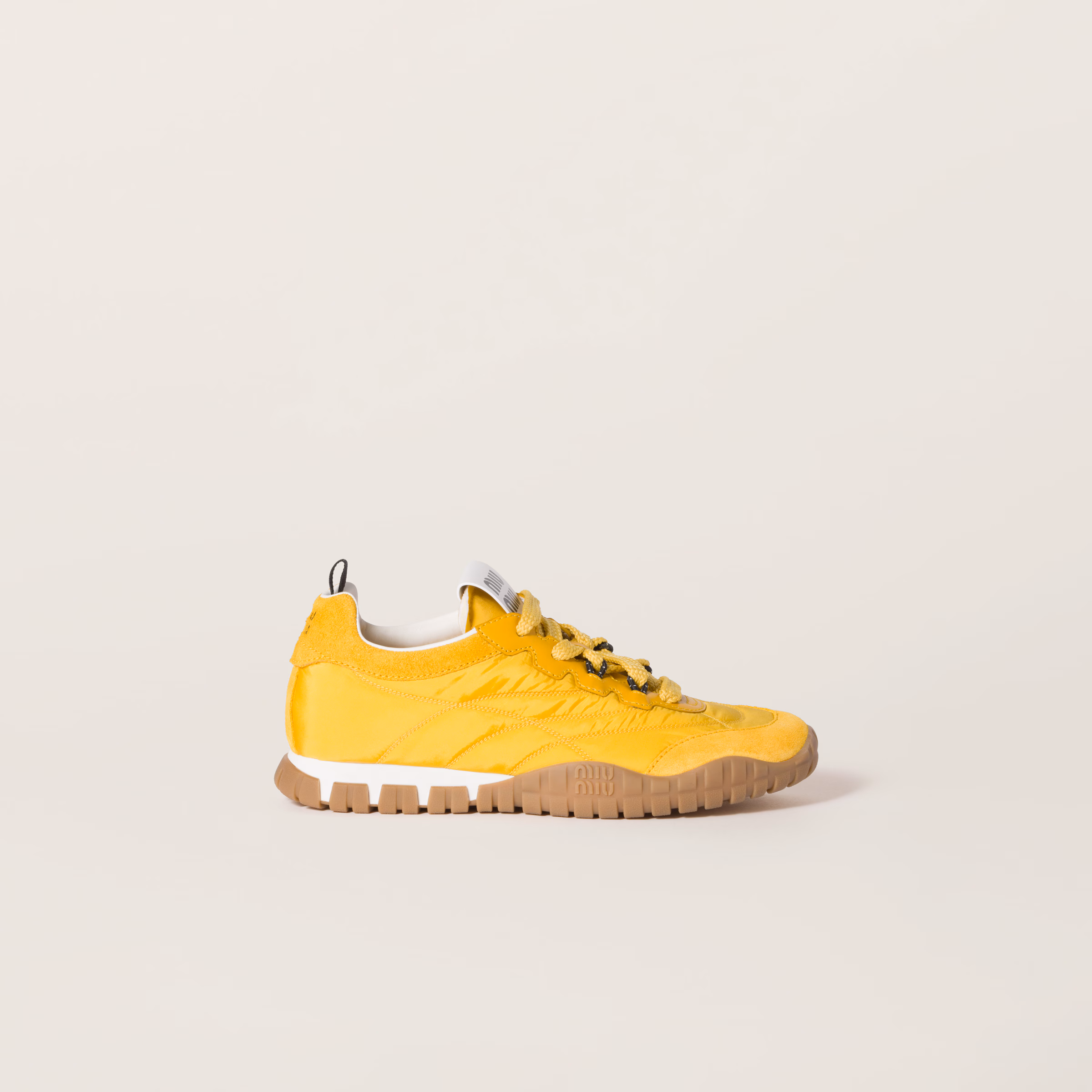 Tyre Technical Fabric And Suede Sneakers
