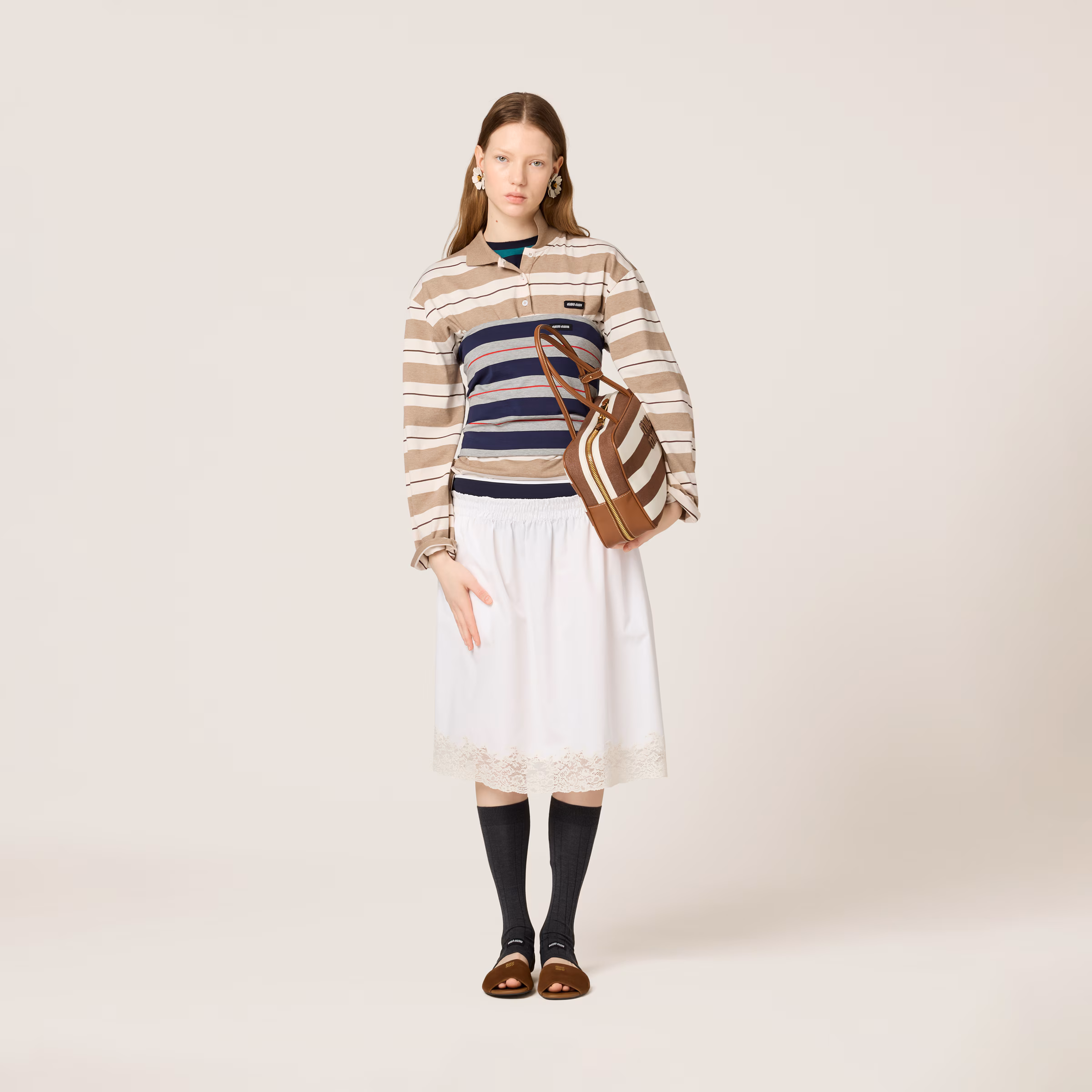 Striped Jersey Top