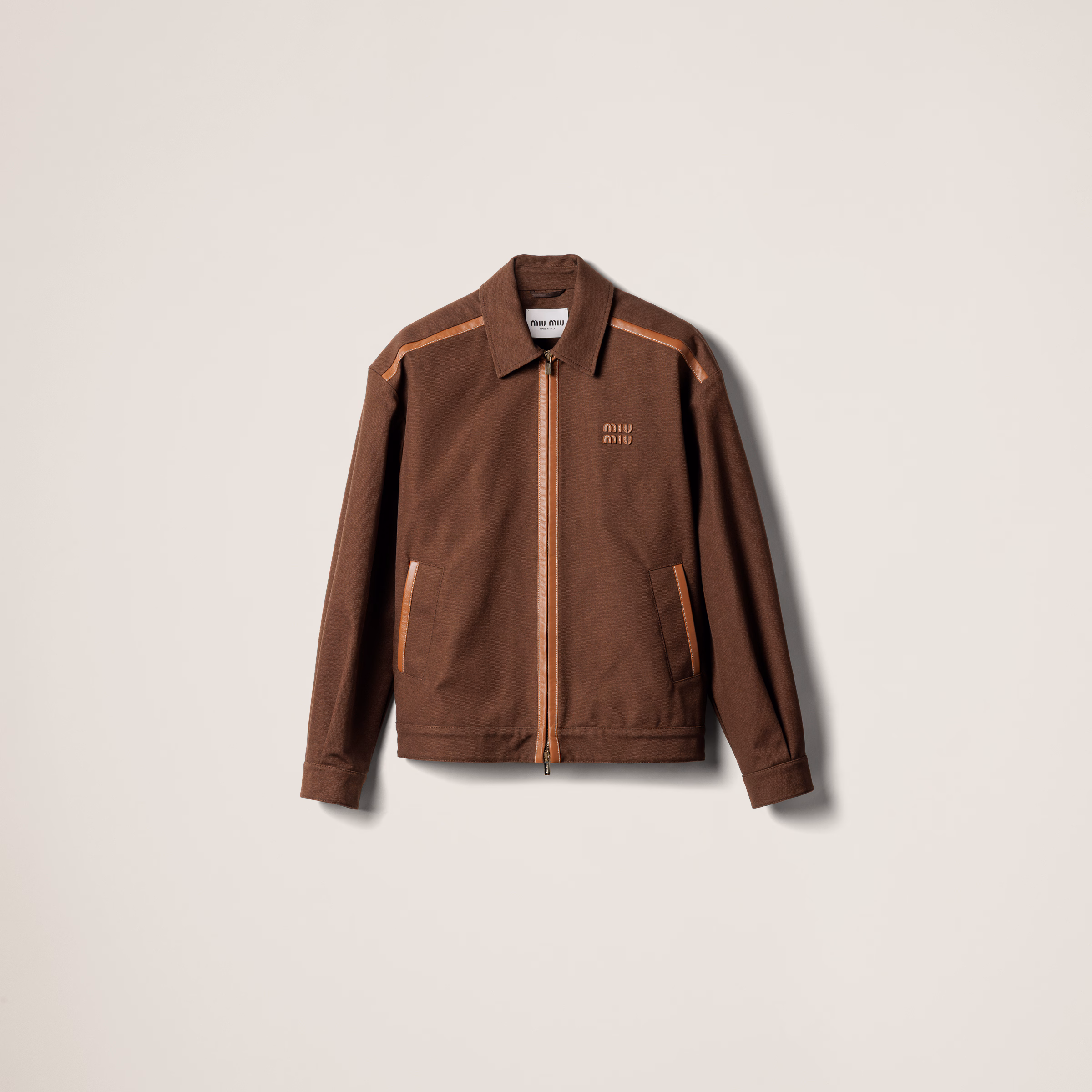 Jacquard Canvas Blouson Jacket