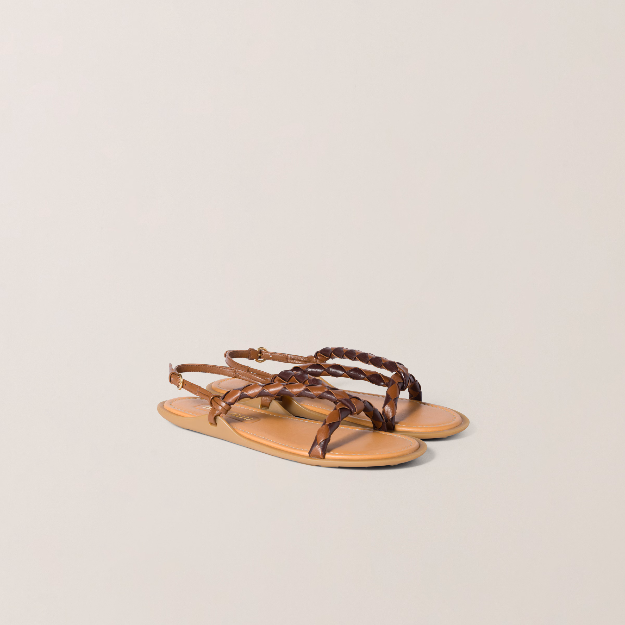 Braided Leather Sandals