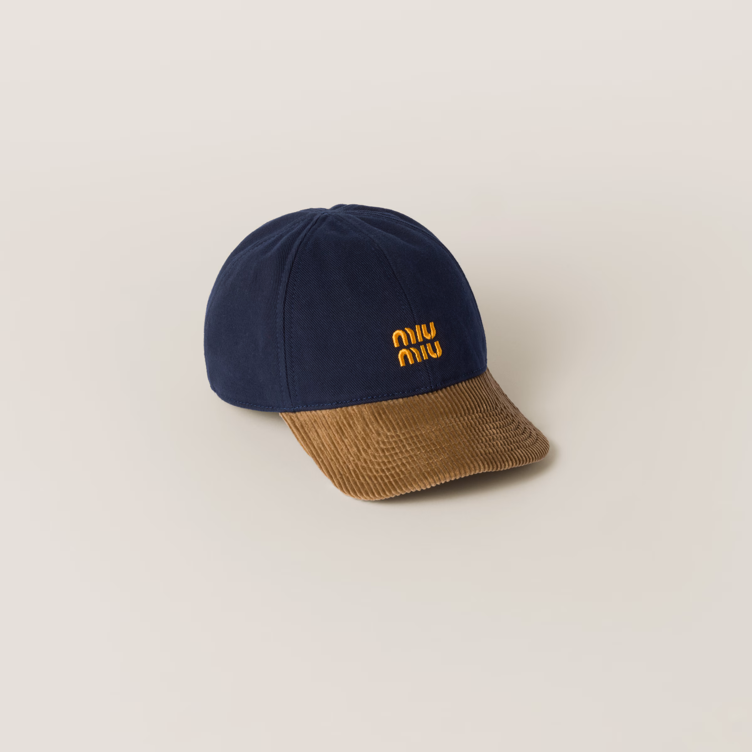 Denim And Corduroy Baseball Cap