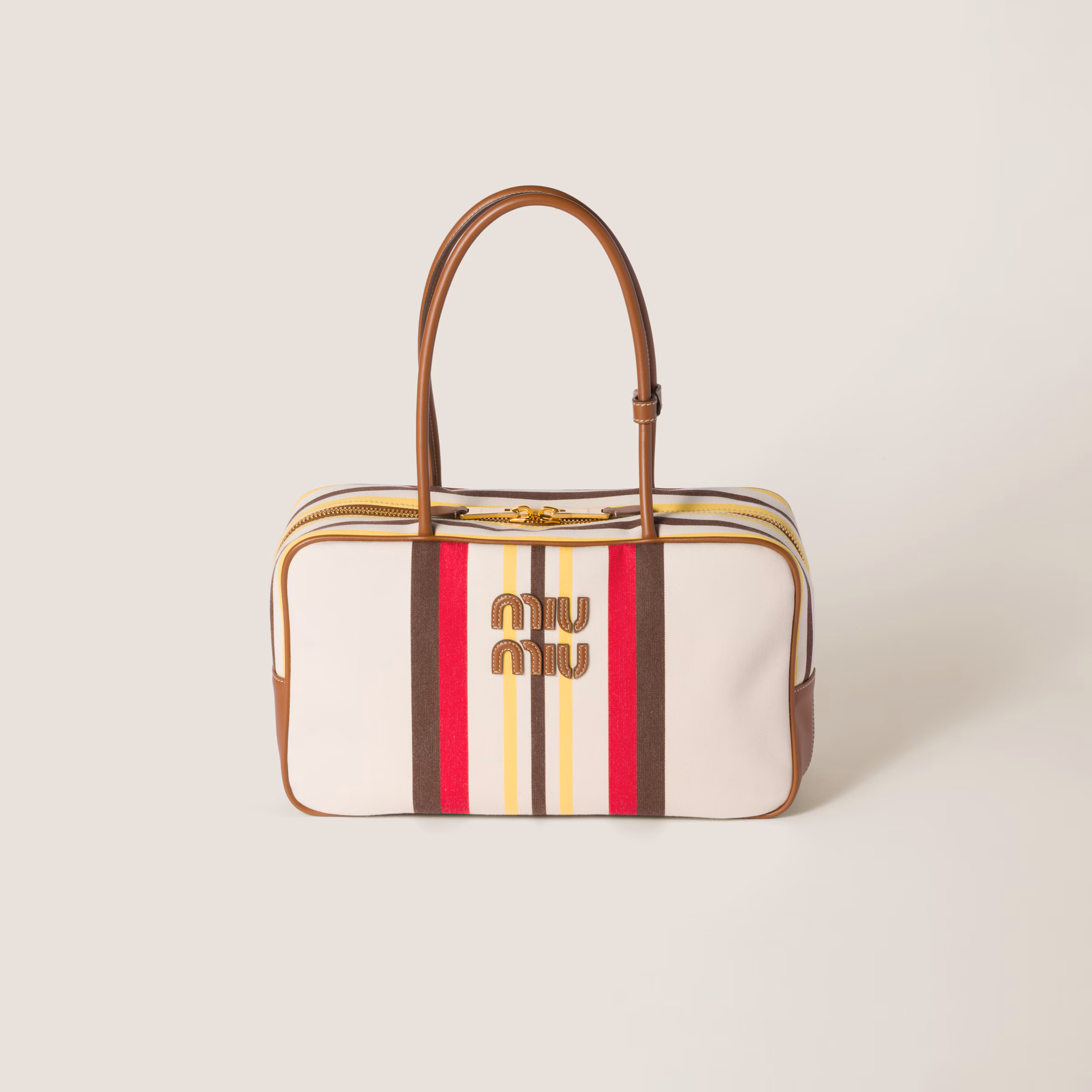 Beau Canvas And Leather Bag