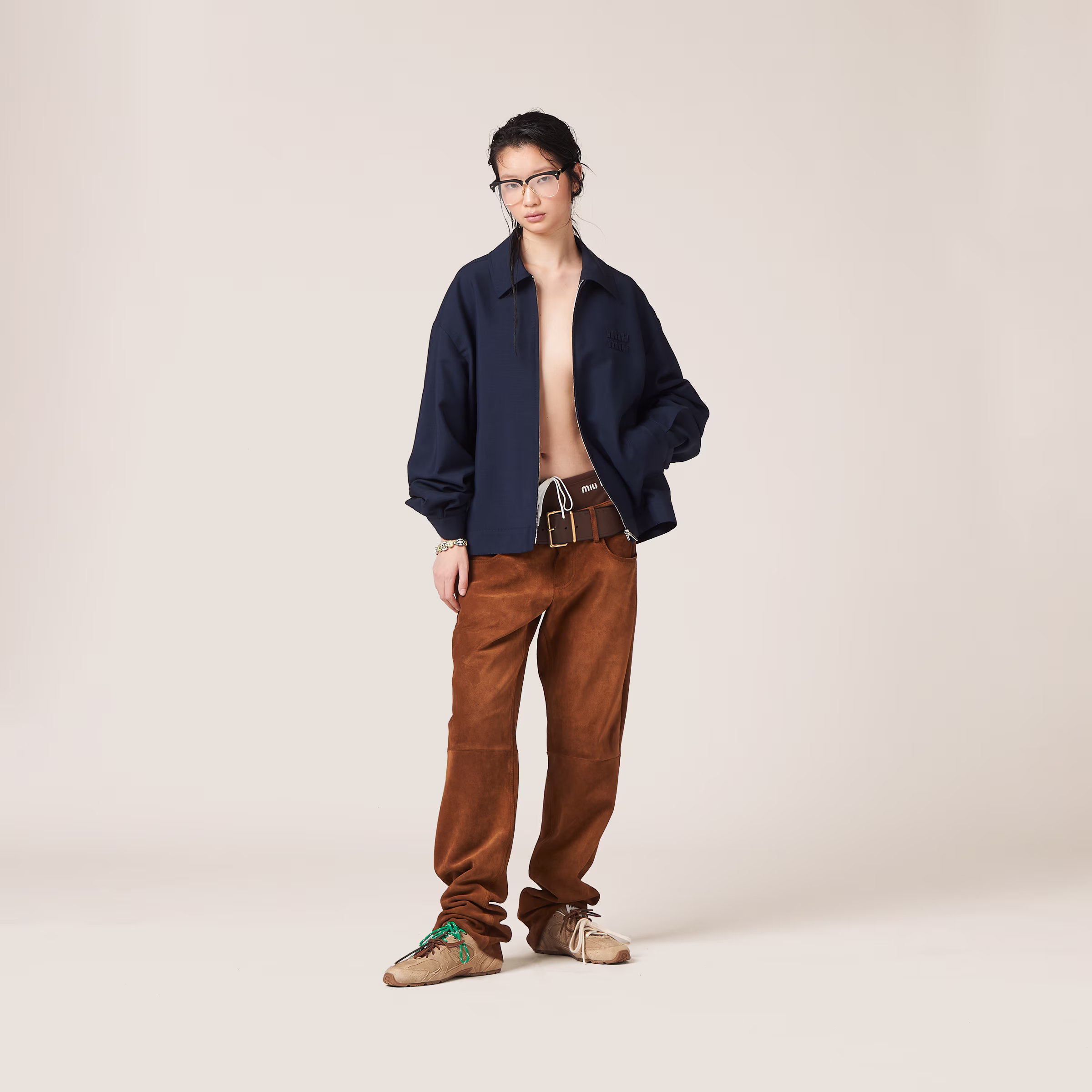Suede Pants