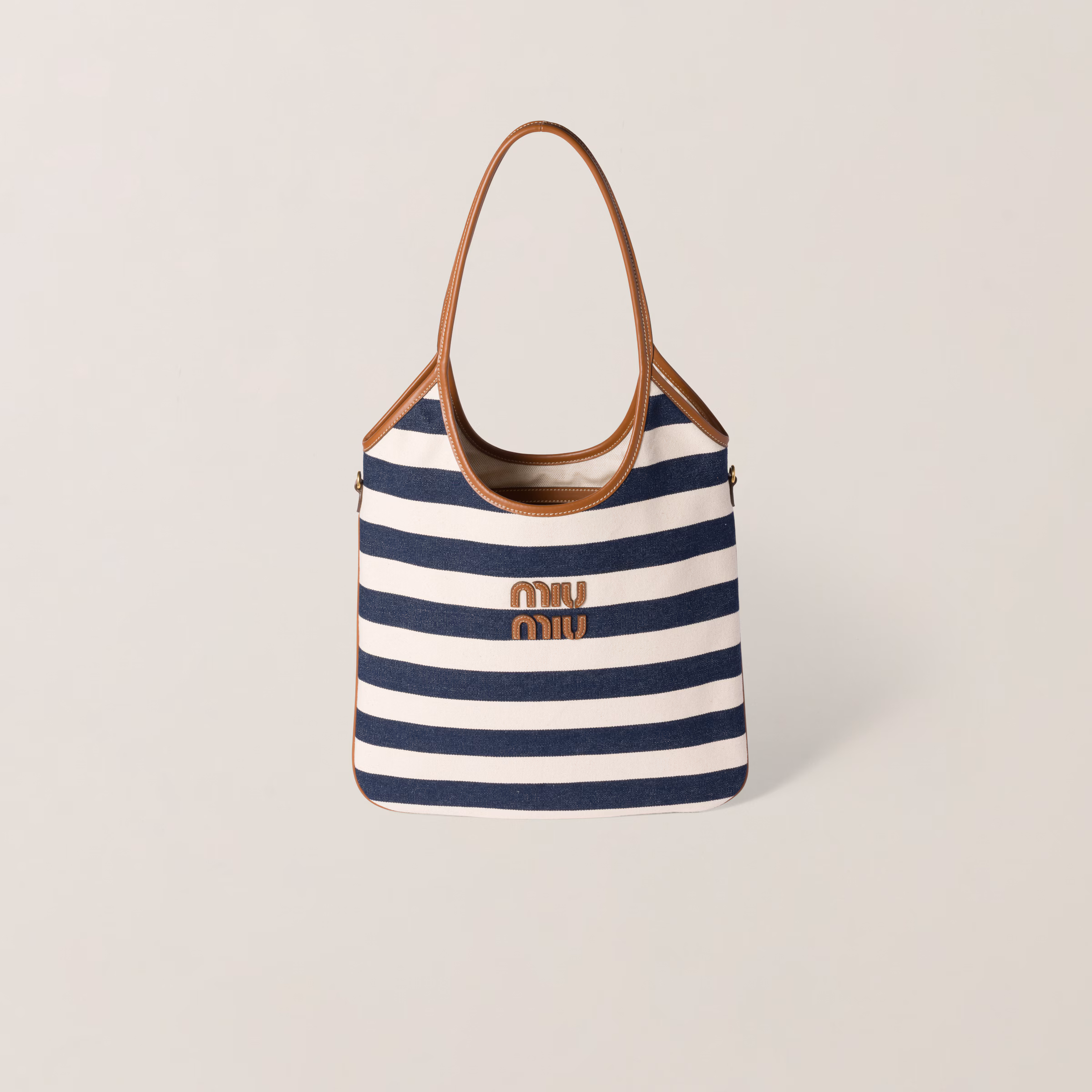 Ivy Canvas And Leather Bag