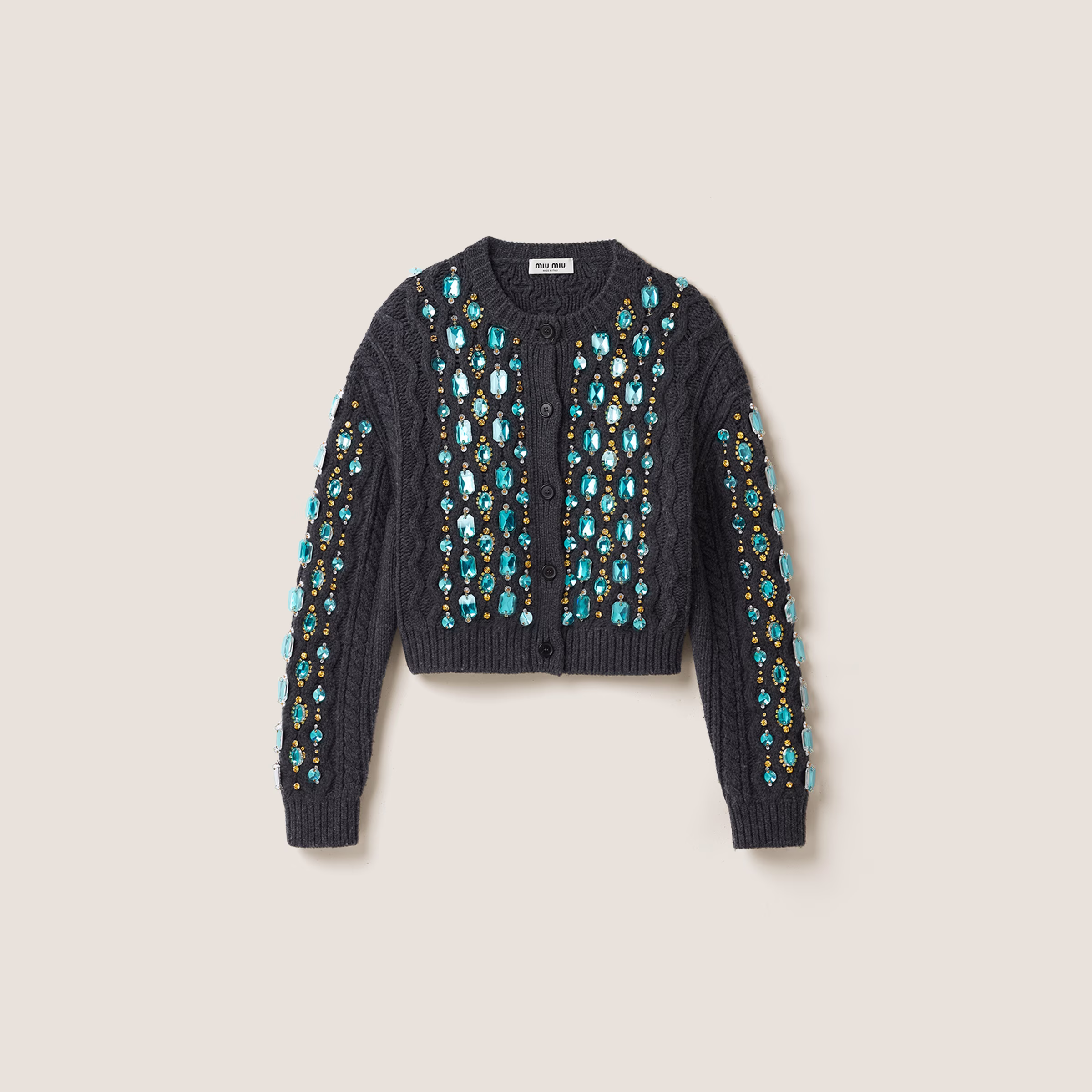 Wool Knit Cardigan