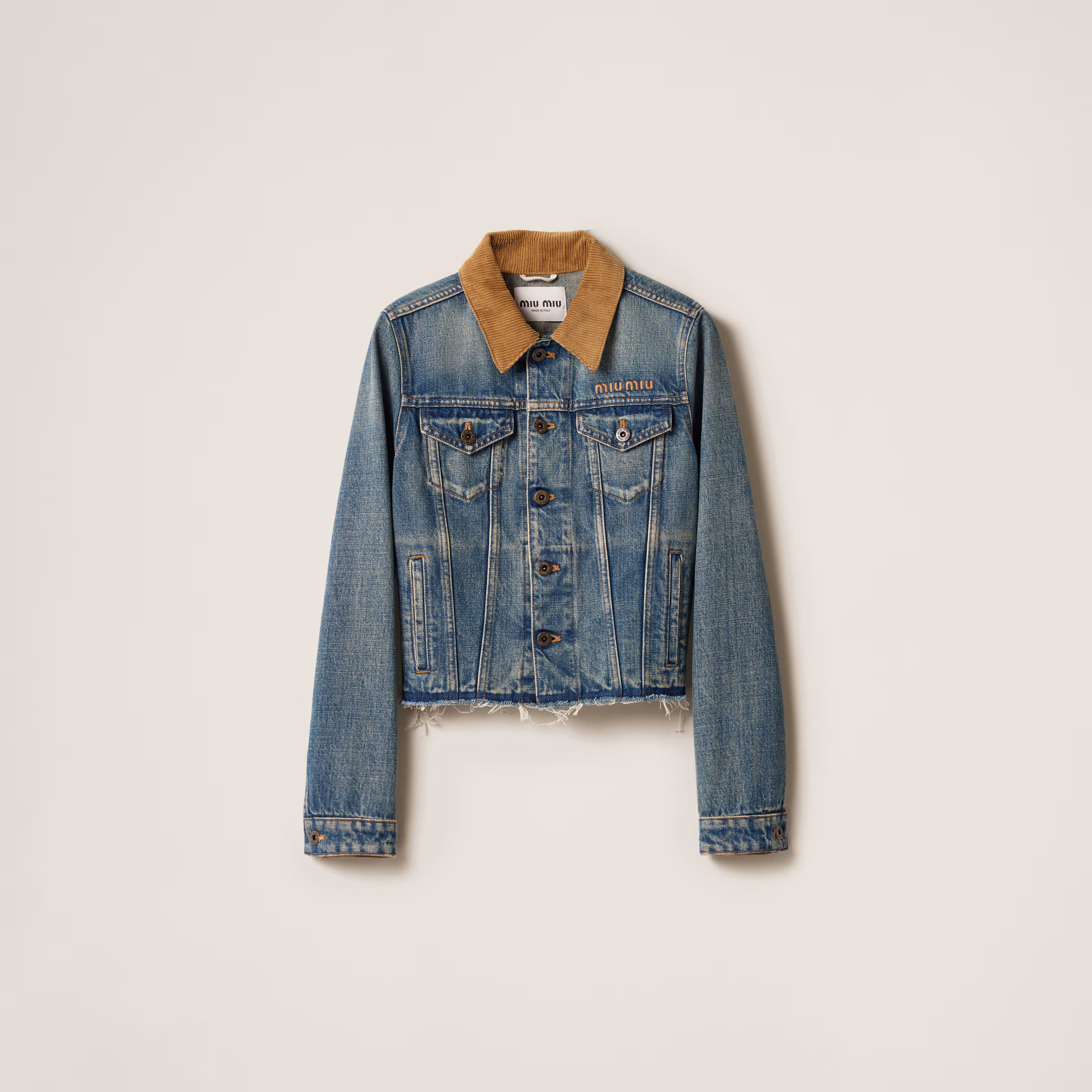 Denim Blouson Jacket
