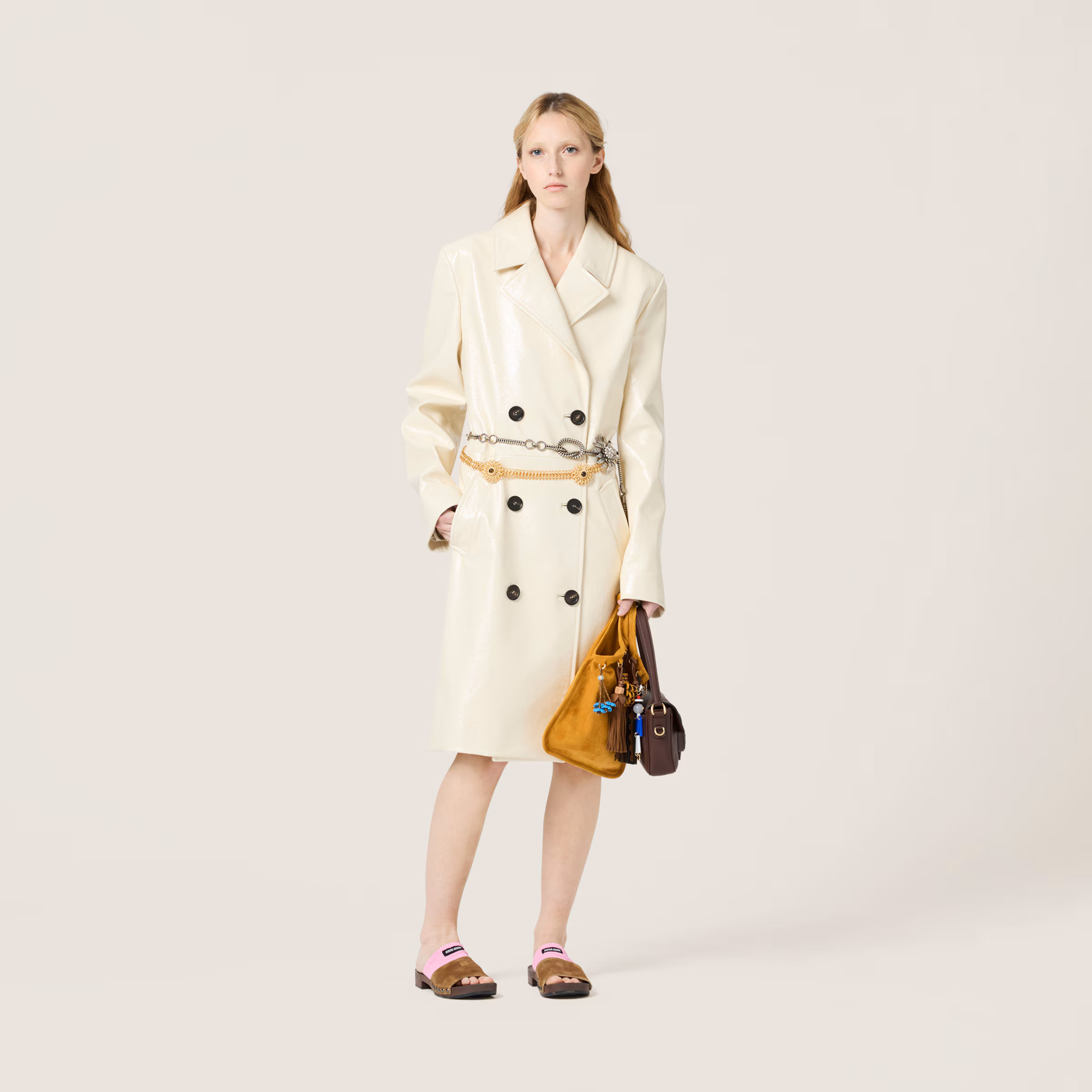 Suede Bag With Trick