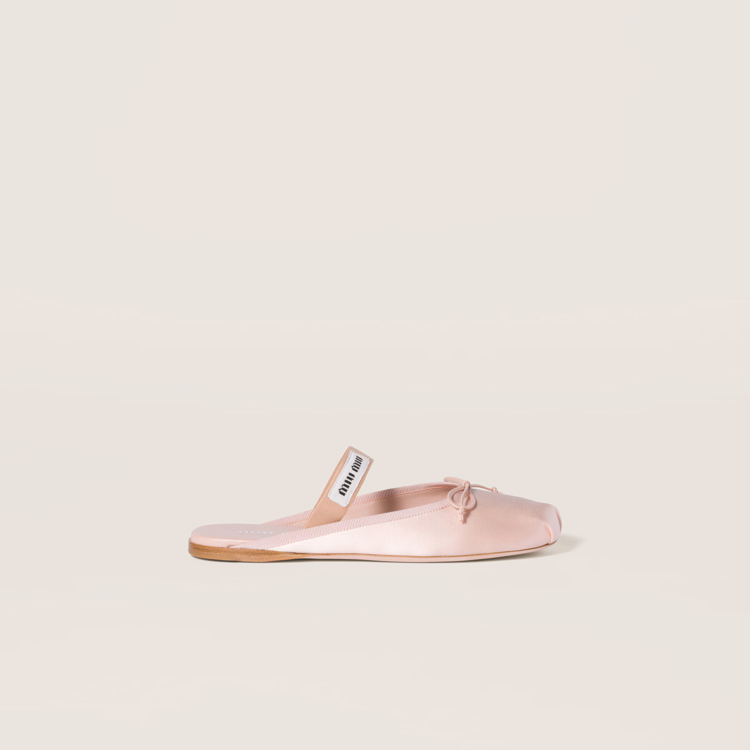 Satin Ballerina Mules