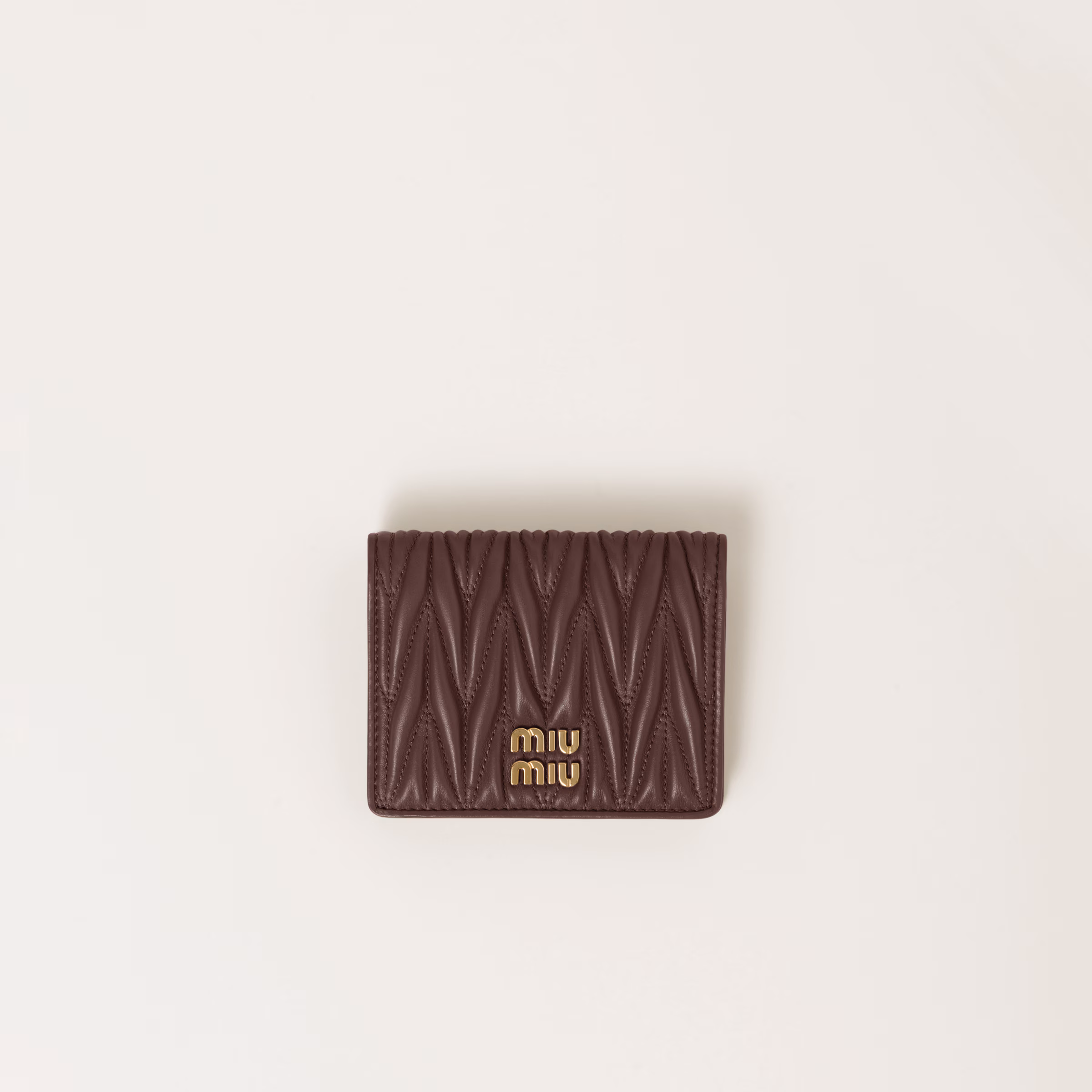 Small Matelassé Nappa Leather Wallet