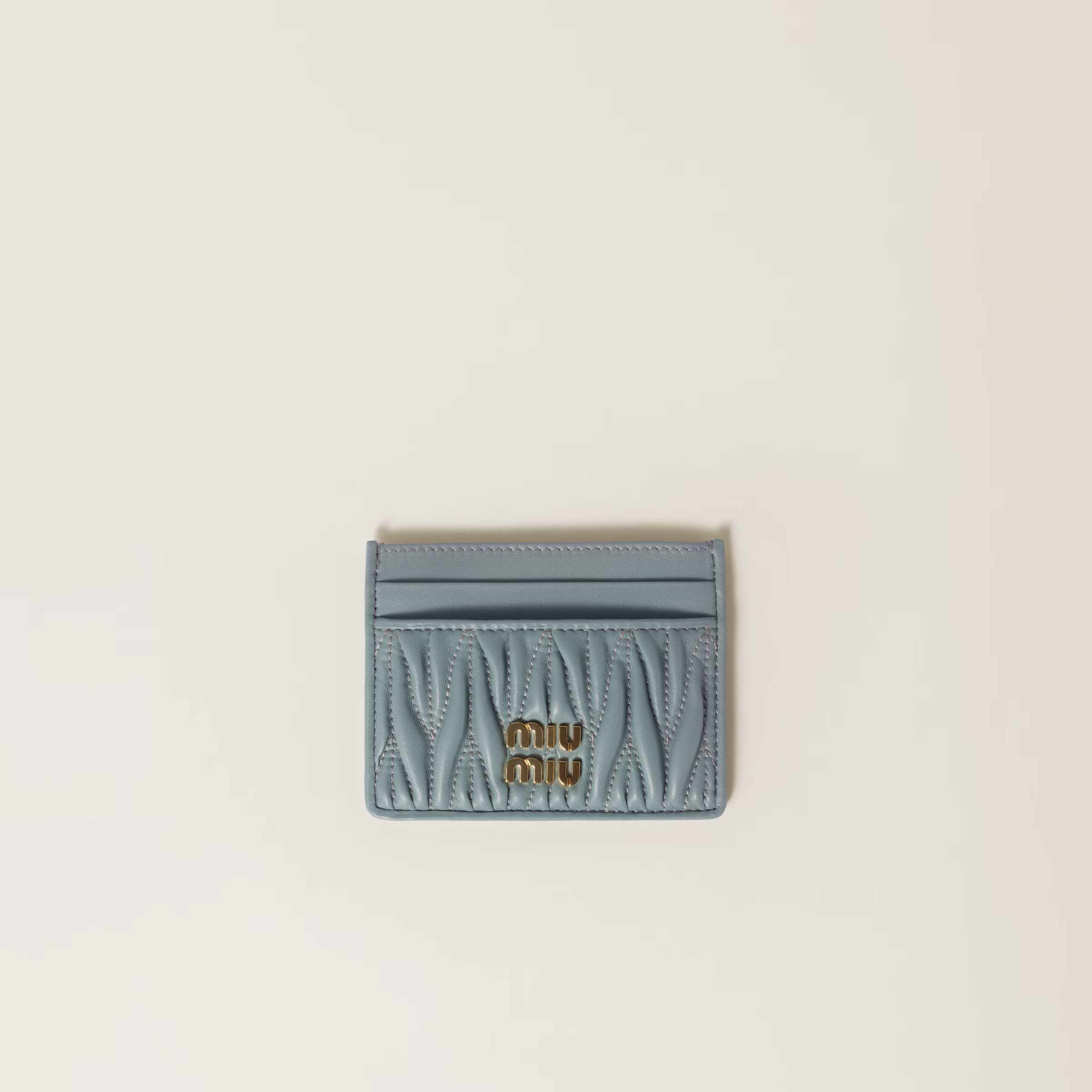 Matelassé Nappa Leather Card Holder