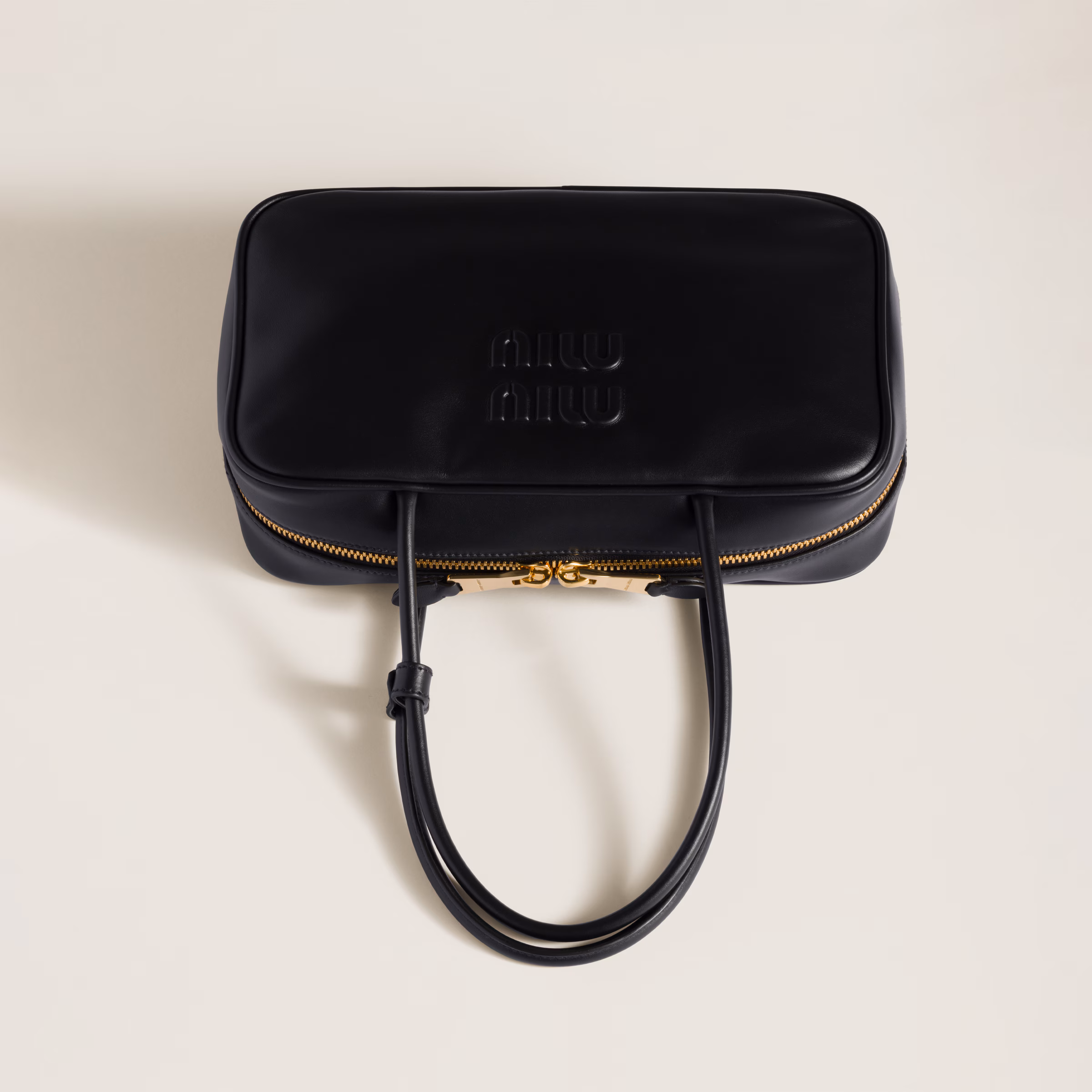 Beau Leather Top-Handle Bag
