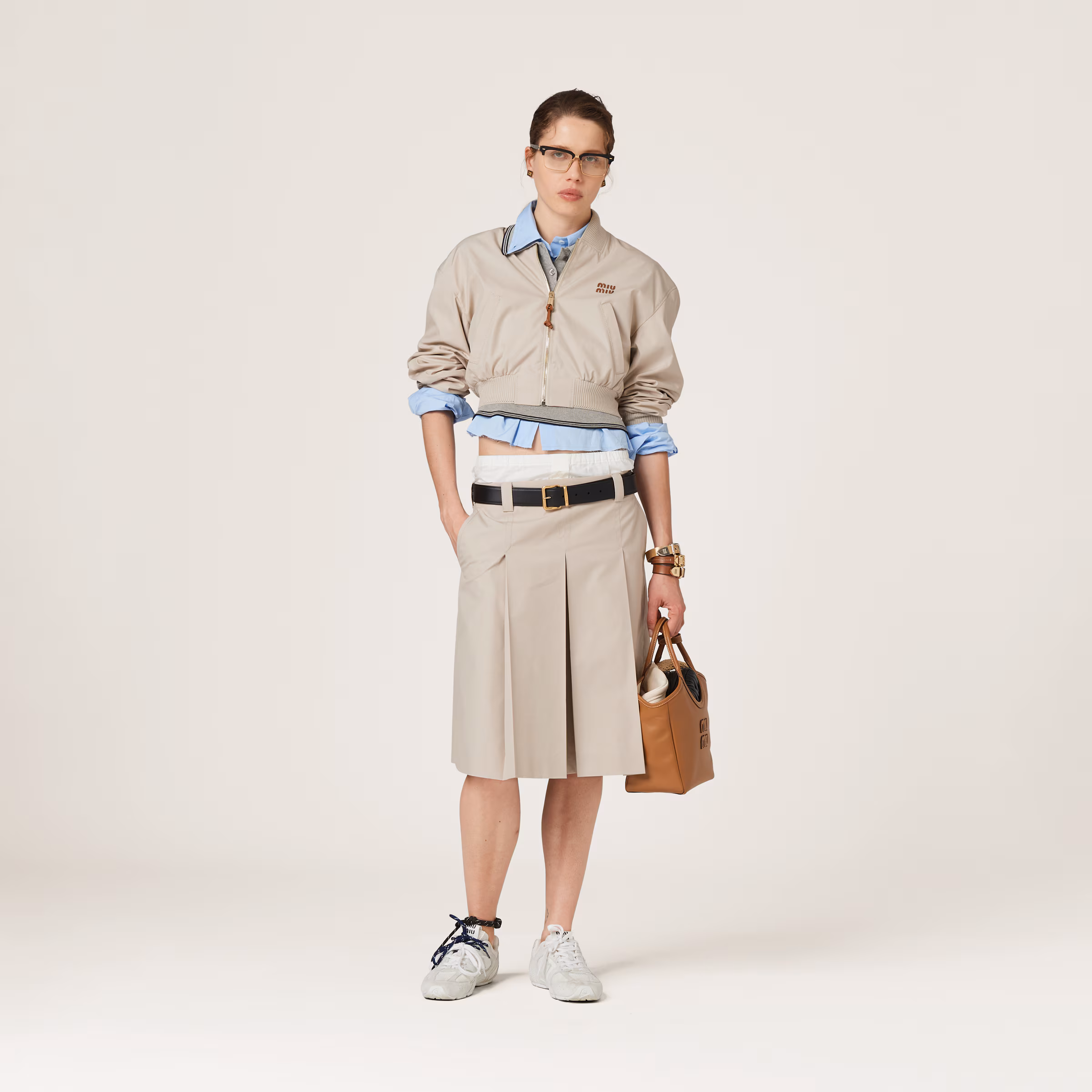 Panama Cotton Blouson Jacket