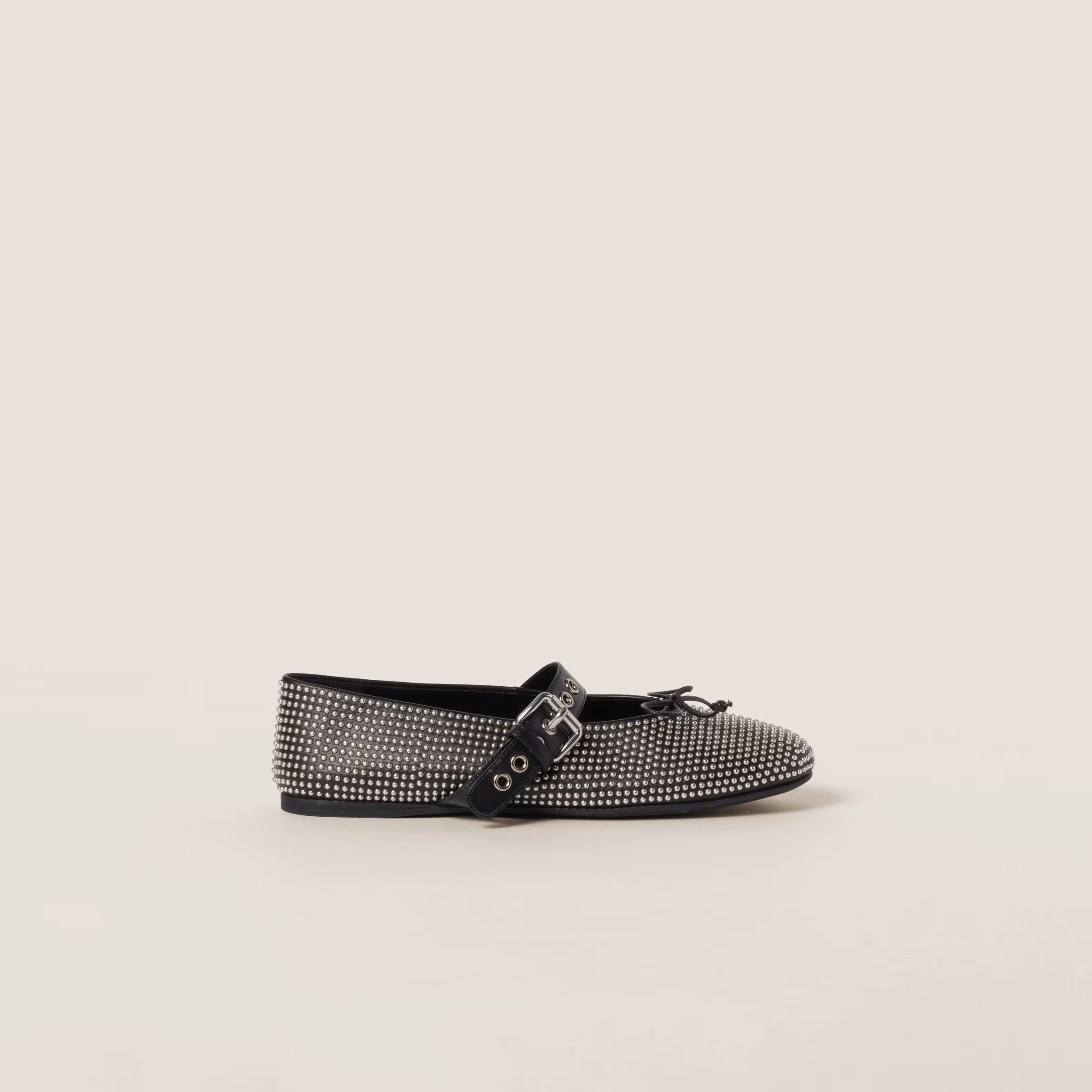 Calf Leather Ballerina Flats