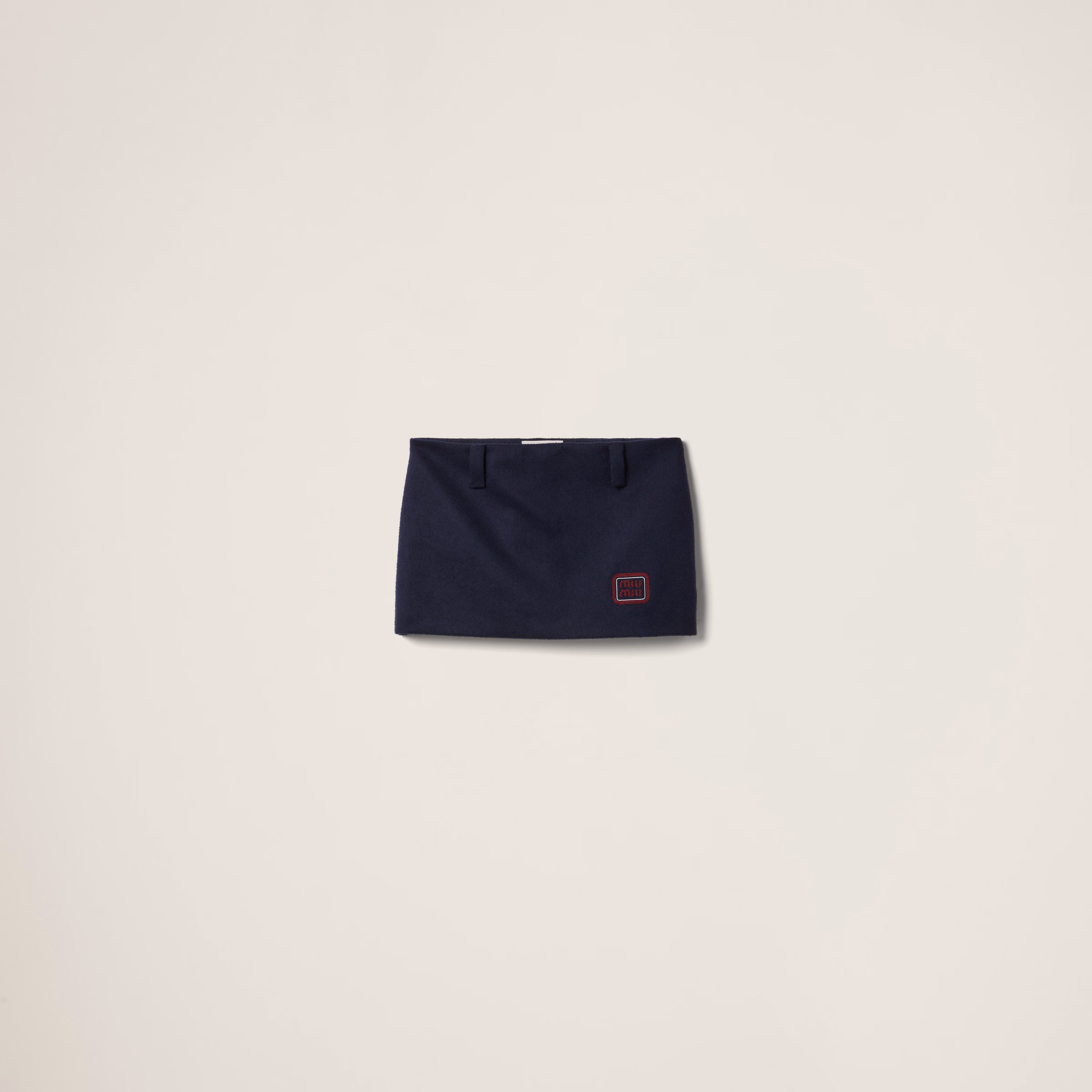 Velour Miniskirt
