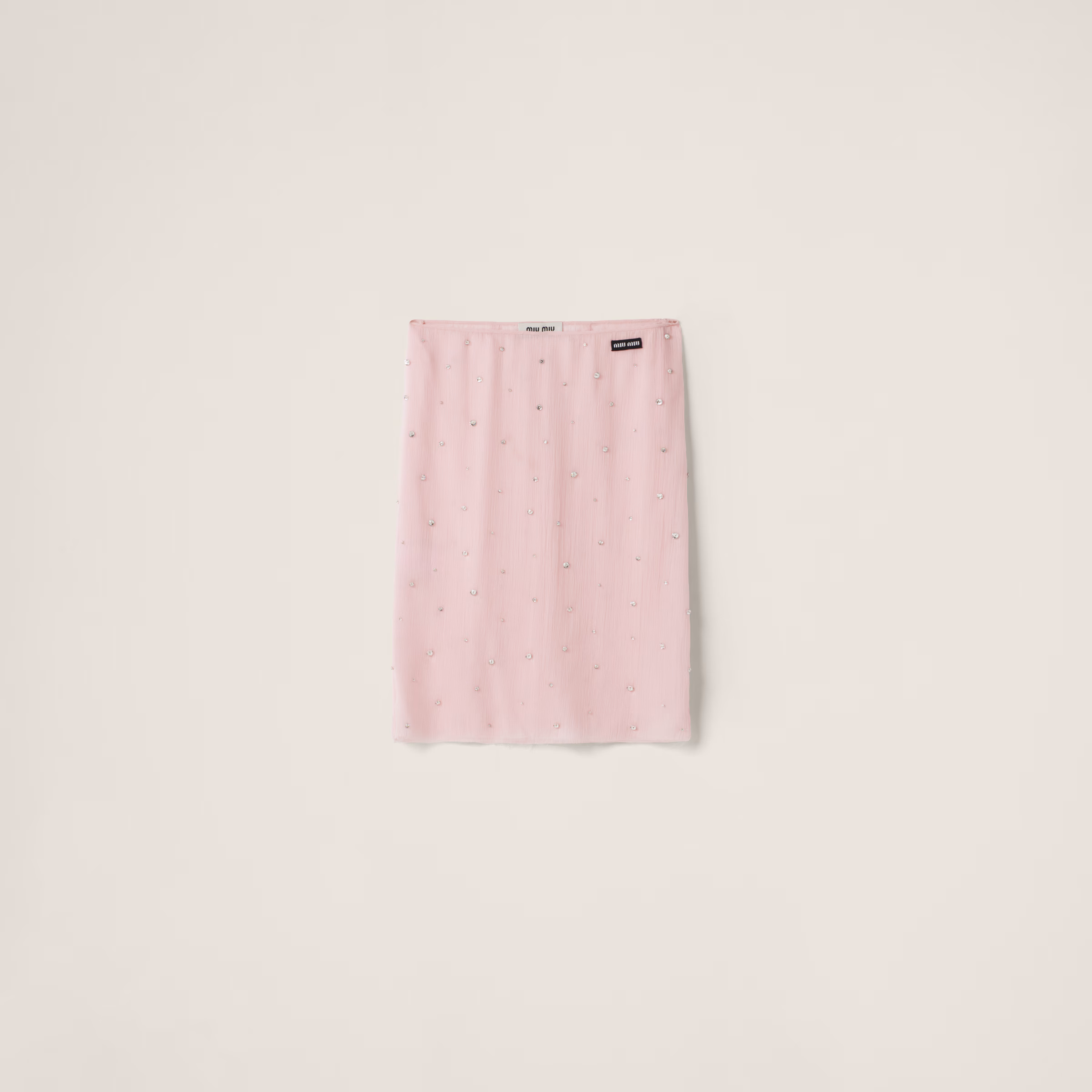 Embroidered Chiffon Skirt
