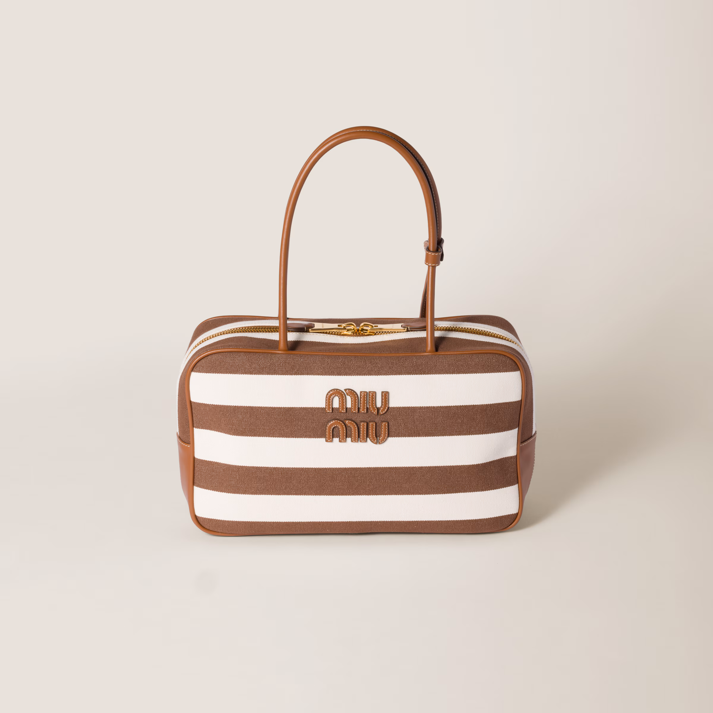 Beau Canvas And Leather Bag