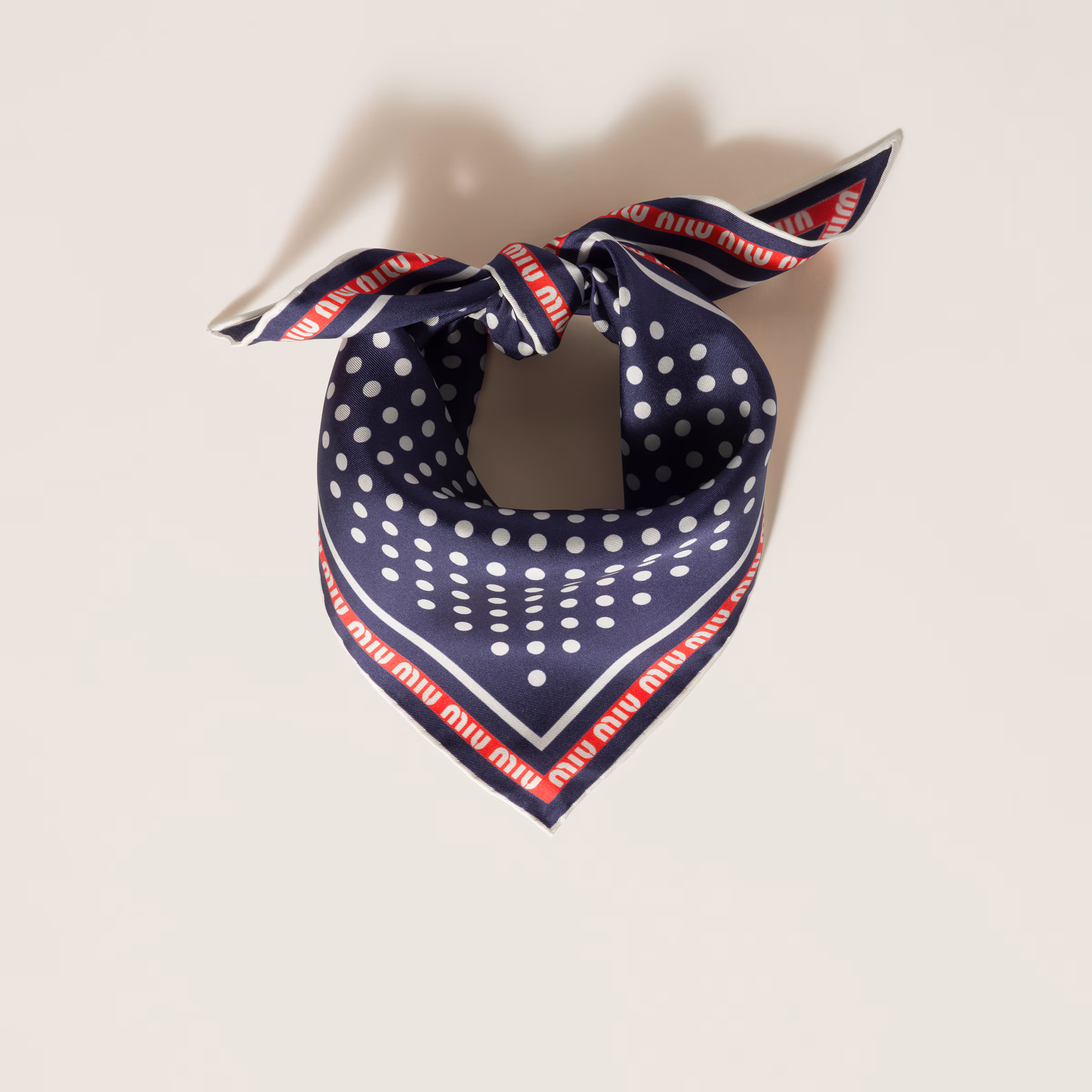 Printed Silk Twill Scarf