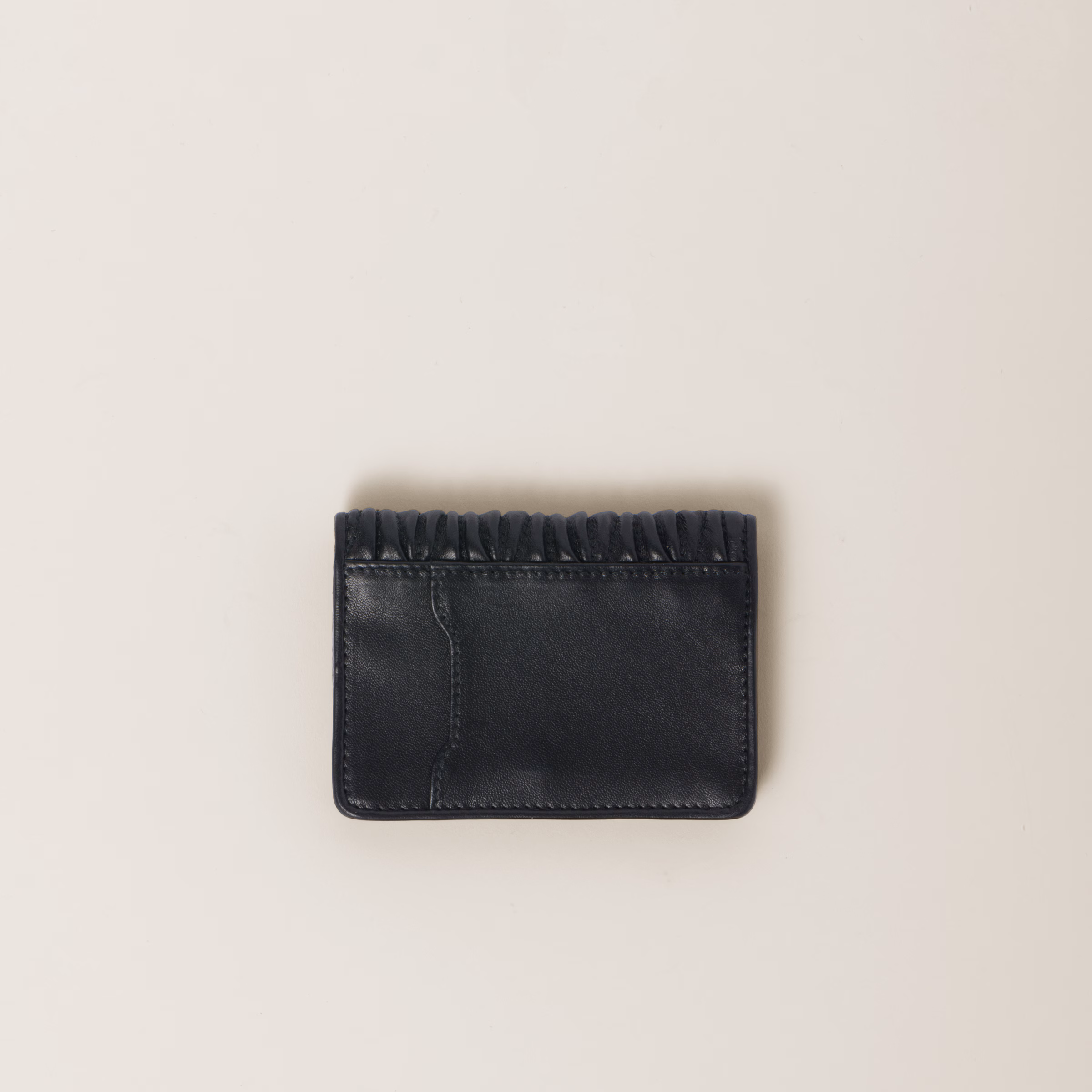 Matelassé Nappa Leather Card Holder