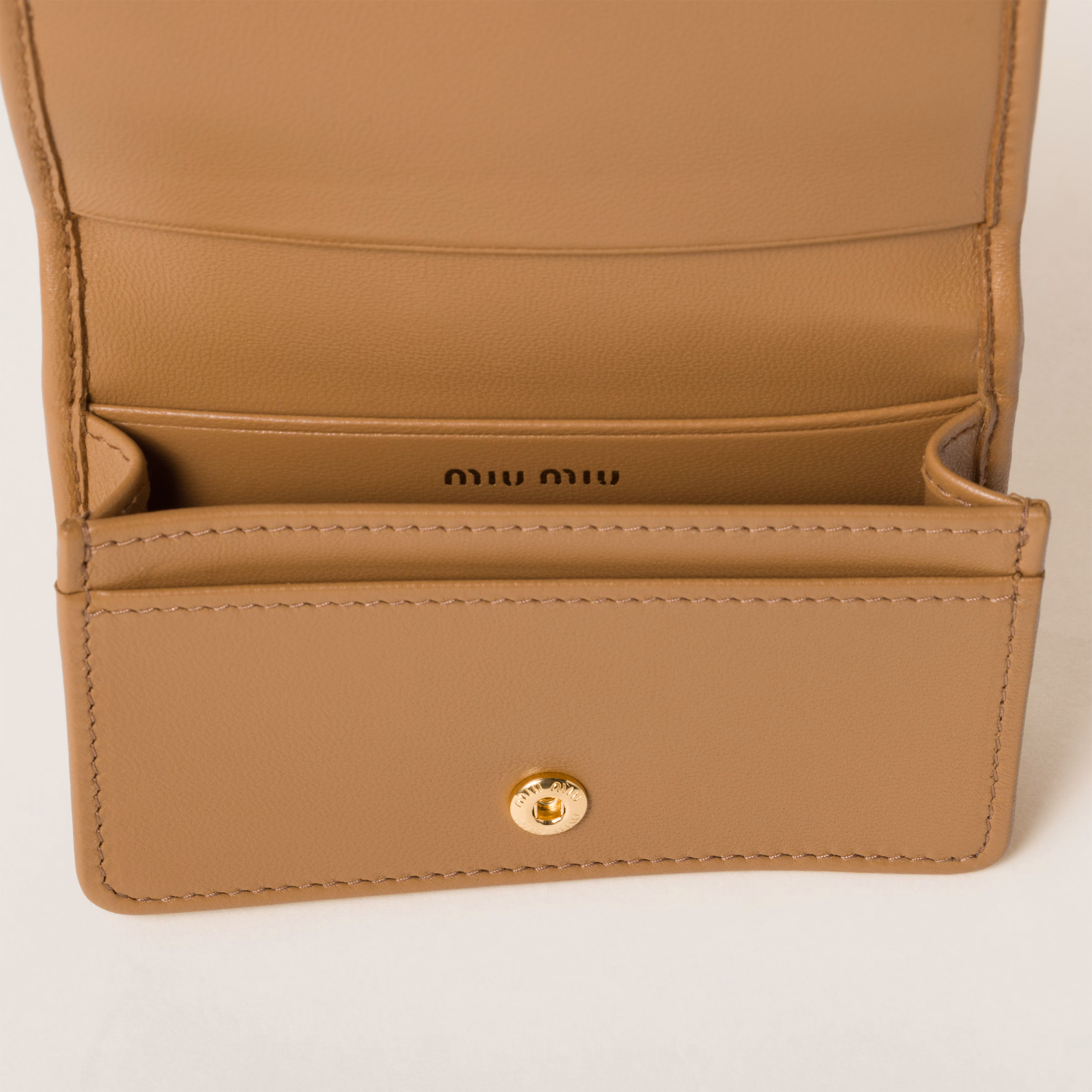 Matelassé Nappa Leather Card Holder