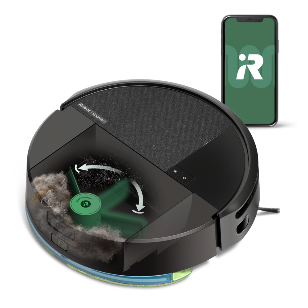 Roomba® 205 DustCompactor™ Combo Robot - Black