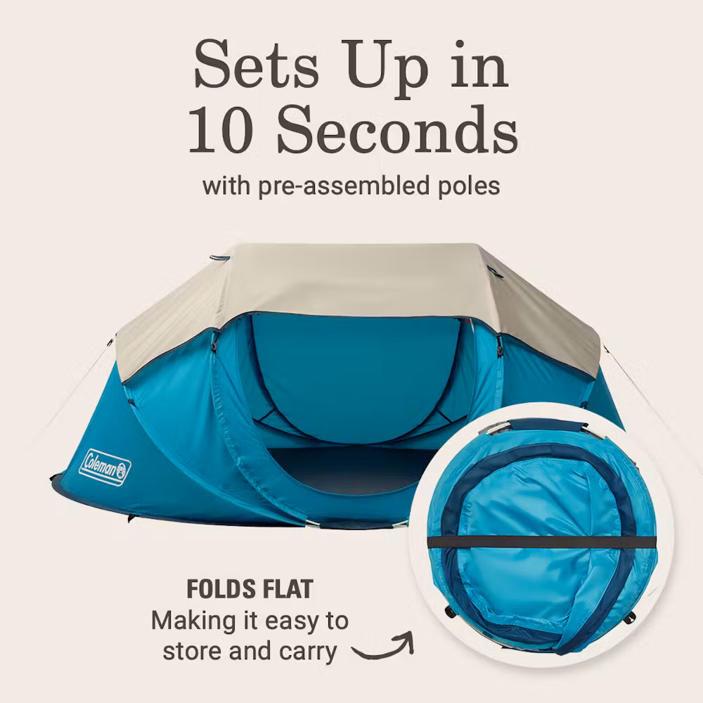2-Person Camp Burst™ Pop-Up Tent