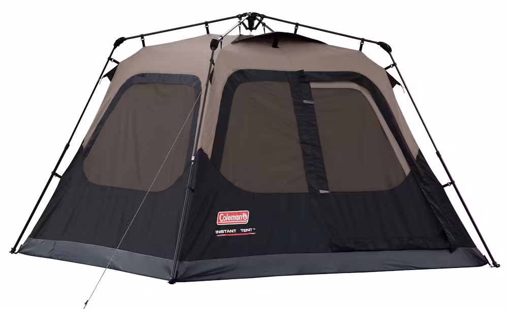 4-Person Cabin Camping Tent with Instant Setup