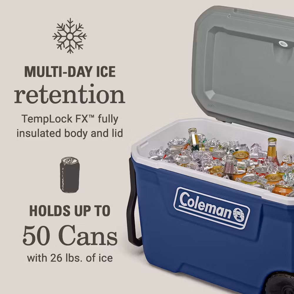 Classic Series 62-Quart Wheeled Cooler