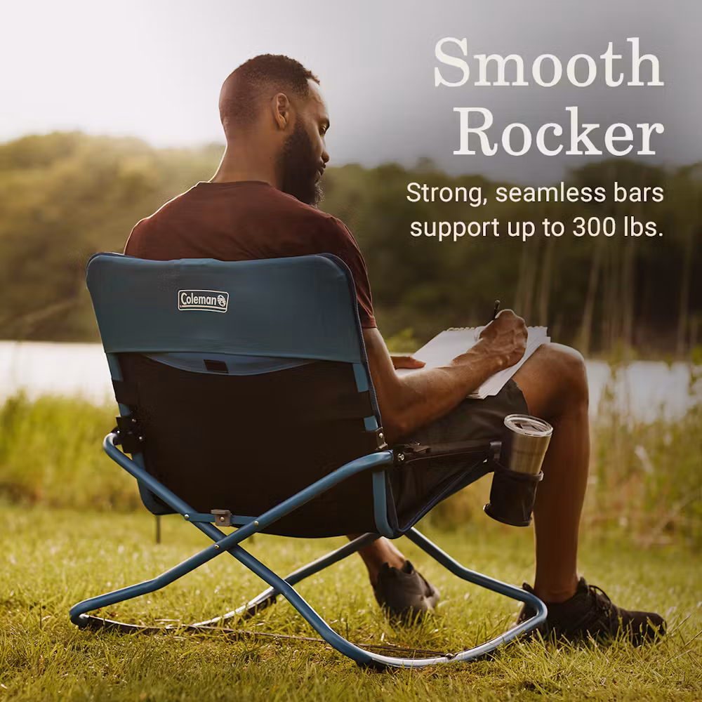 Cross Rocker Outdoor Rocking Chair
