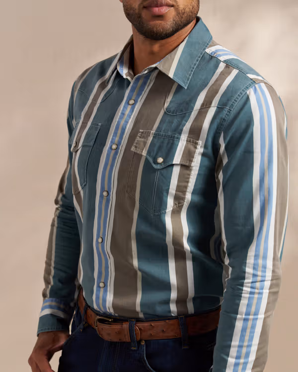 Men's Flying-T Thorn Stopper Pearl Snap