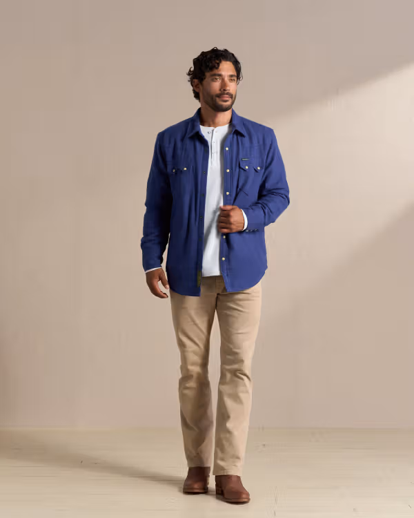 Men's Sawtooth Pearl Snap Shacket