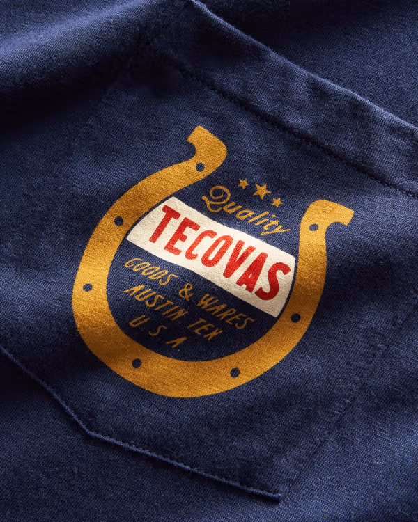 Men's Lucky Horseshoe Pocket Tee