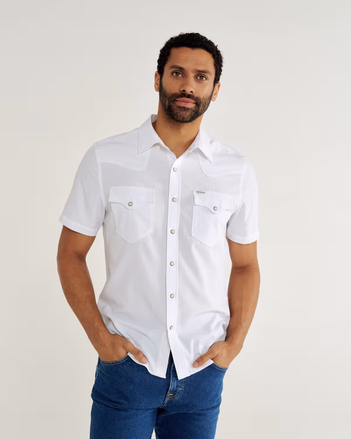 Men's Performance Short Sleeve Western Pearl Snap - Classic Fit