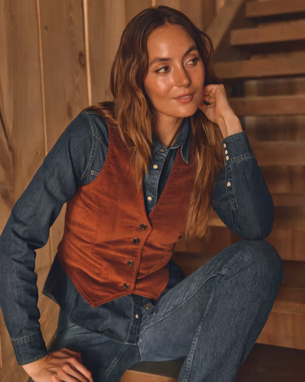 Women's Corduroy Vest