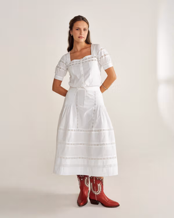 Women's Cotton Poplin Top