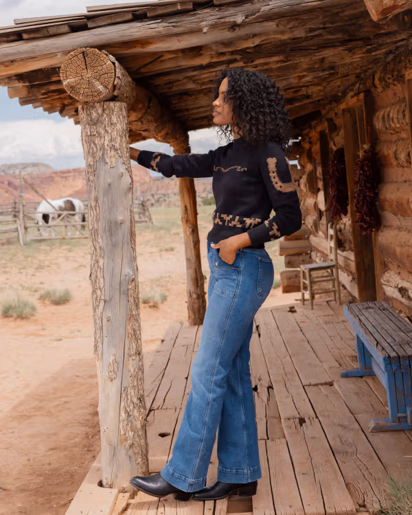 Women's High-Rise Flare Jeans