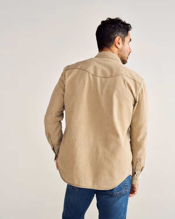 Men's Denim Pearl Snap