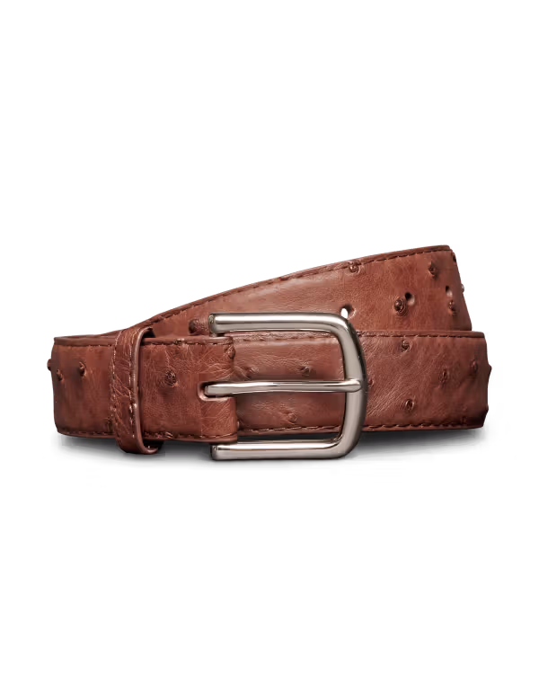 Men's Ostrich Belt