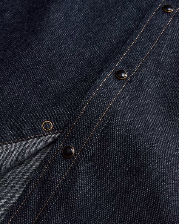 Men's Denim Pearl Snap