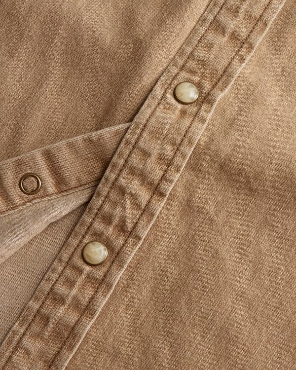 Men's Denim Pearl Snap