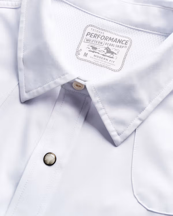Men's Performance Long Sleeve Western Pearl Snap