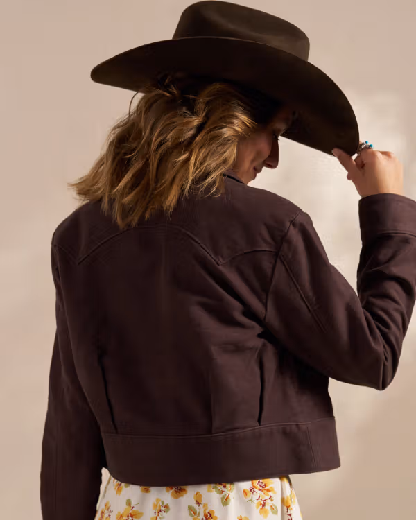 Women's Moleskin Pearl Snap Jacket