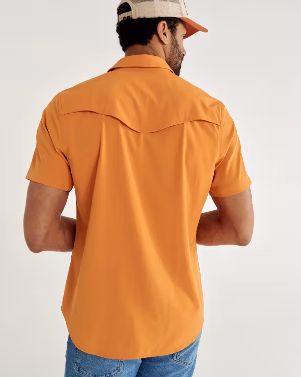 Men's Performance Short Sleeve Western Pearl Snap