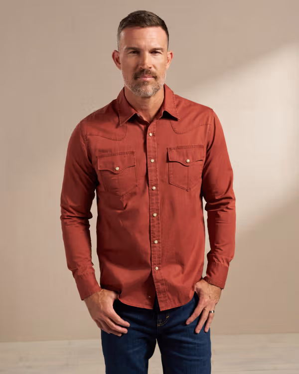 Men's Flying-T Thorn Stopper Pearl Snap