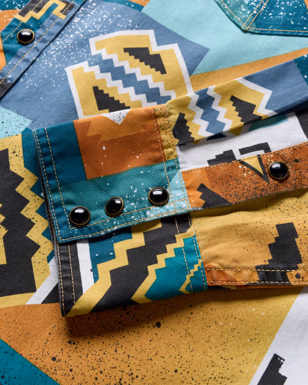 Men's Flying-T Thorn Stopper Pearl Snap